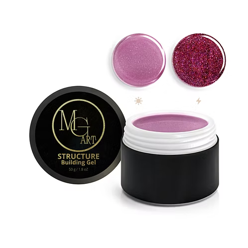 MGart - Structure Building Gel - #FLASH PINK (50g)