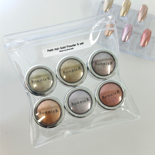 Bonniebee - Petit Powder Ash Gold Nail Powder (6 types)