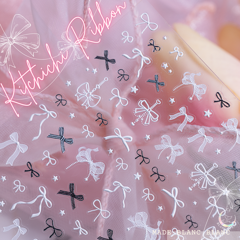 Blanc Blanc - (S425) Kitchichi Ribbon Sticker