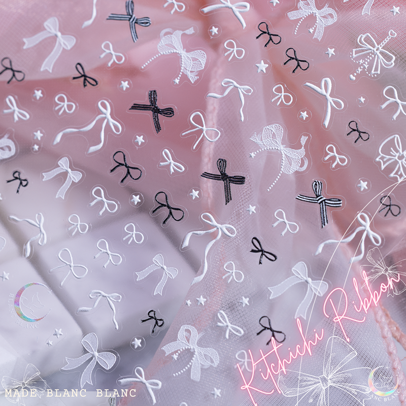 Blanc Blanc - (S425) Kitchichi Ribbon Sticker