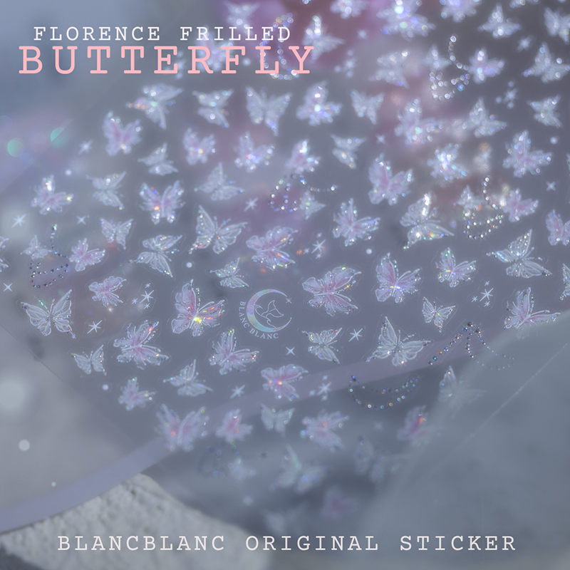 Blanc Blanc - Florence Frilled Butterfly [S332]