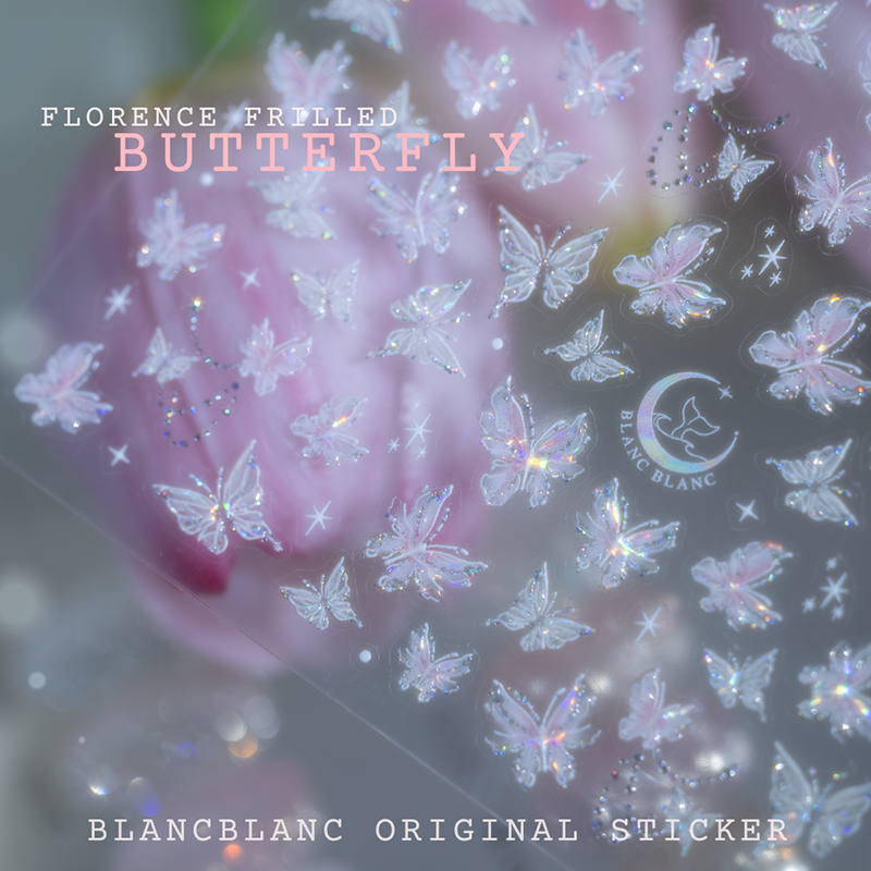 Blanc Blanc - Florence Frilled Butterfly [S332]