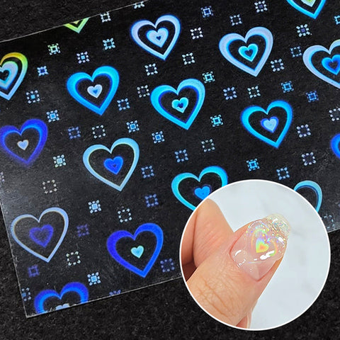 Jello Jello - Heart Hologram Film Sticker