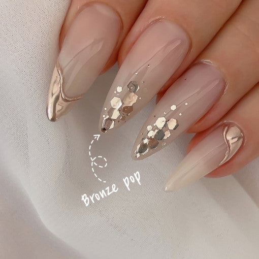 Nailbayo Bronze Pop Glitter