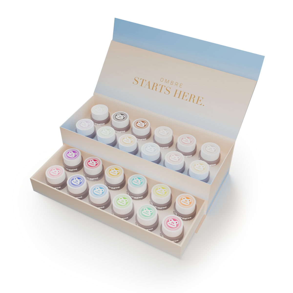 Crisania Neri - Cushion Gel Collection (24 Colours)