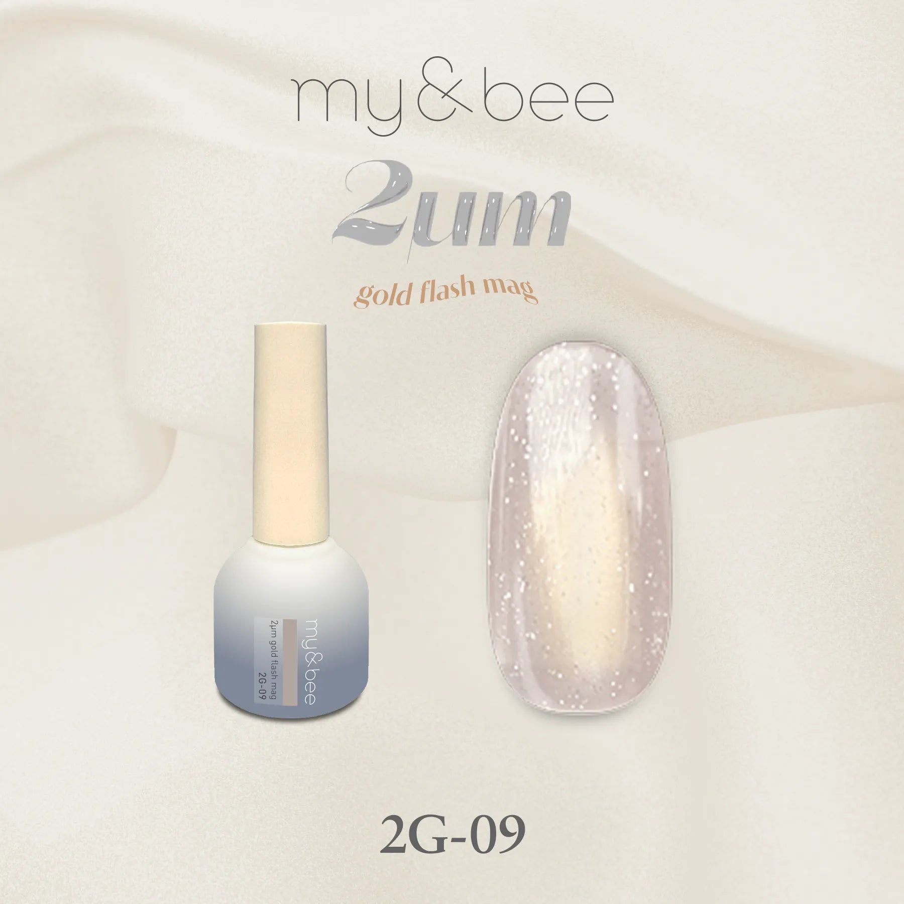 my&bee - 2ɥm Gold Flash Magnet Gels (2G-01 - 2G12)