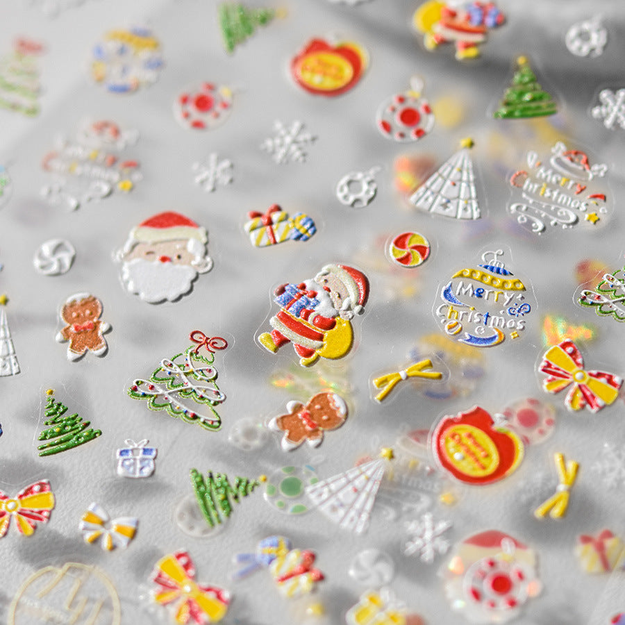 3586 - Self-Adhesive Christmas Nail Stickers