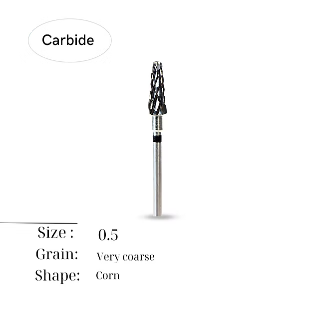 MGart - Carbide Nail Drill Bit - 0.5 Very Coarse