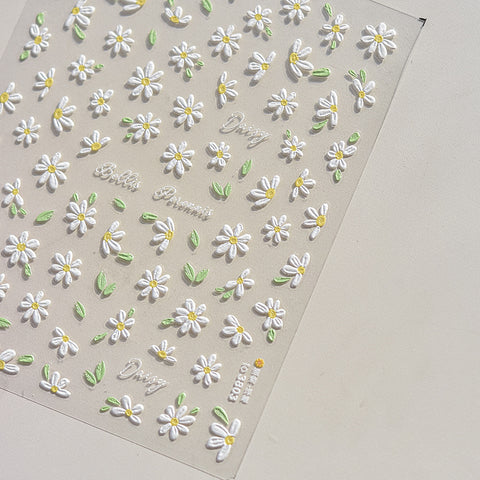 3803 - Self-Adhesive Flower Nail Stickers