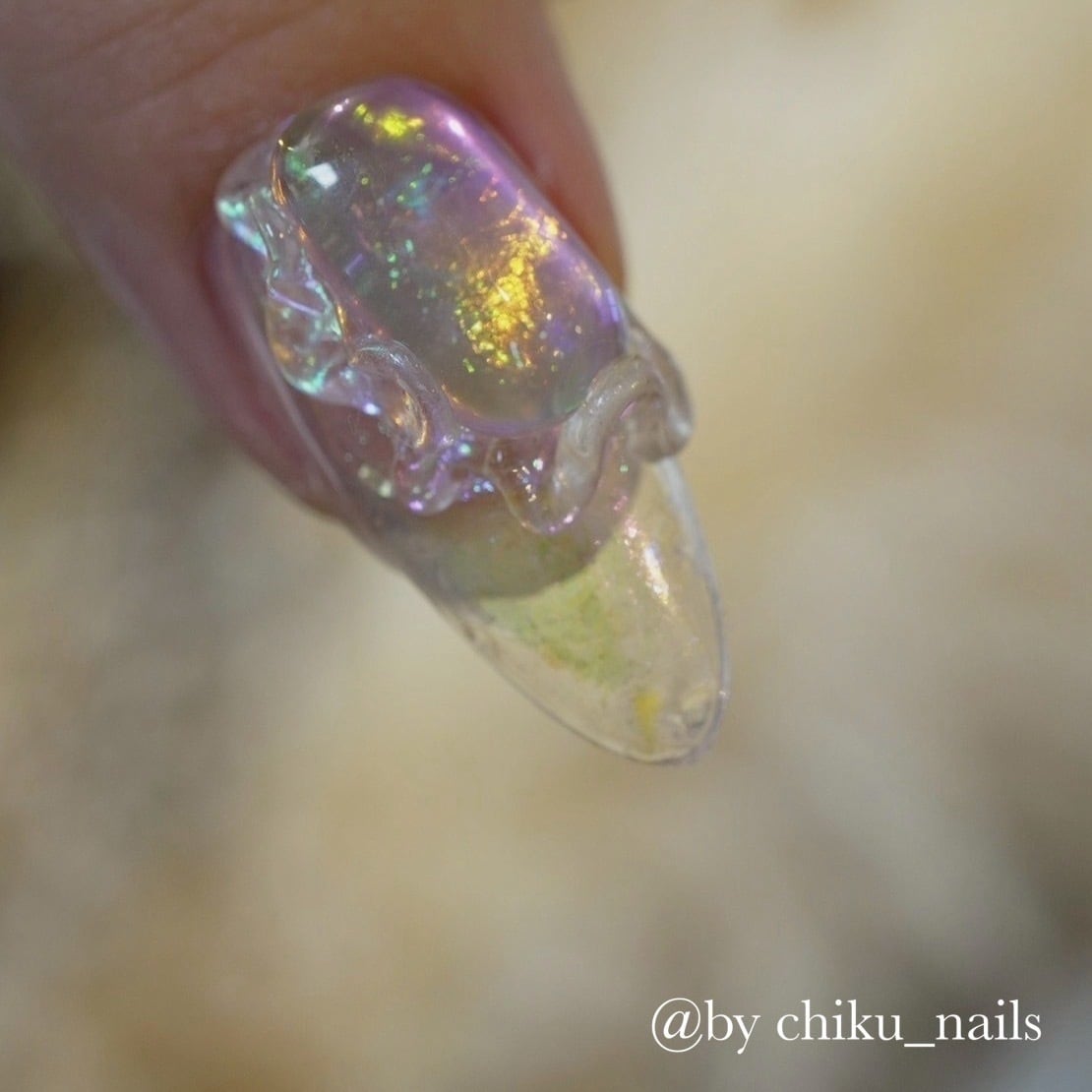 Atelier Novel - P889 Aurora Drop Cabochon (Grape Syrup)