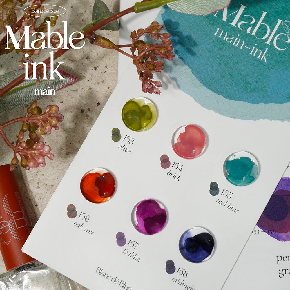 Blanc de Blue Mable Ink Collection