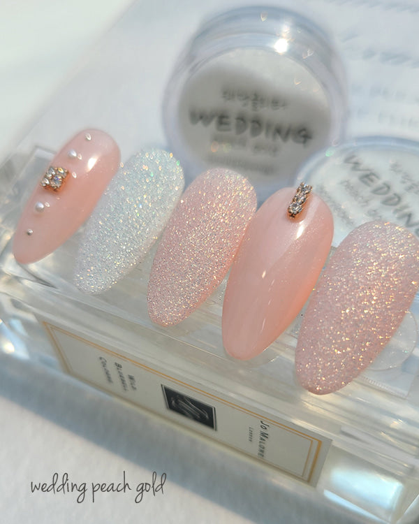 Bonniebee Wedding Glitter Peach Gold