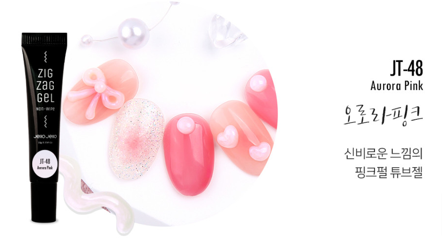 Jello Jello Zig Zag Gel JT-48 Aurora Pink (10g)