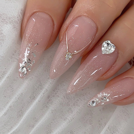 Nailbayo Sculpture Silver Flakes Glitter