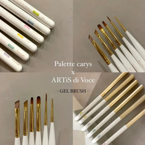 Palette Carys x ARTiS di Voce Gel Brushes (Set/Individual)