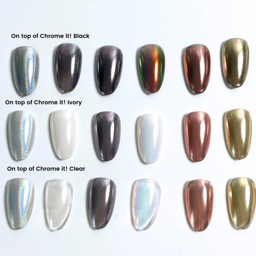 Kokoist - NTT-CB Chrome It! Black Non-Wipe Gel