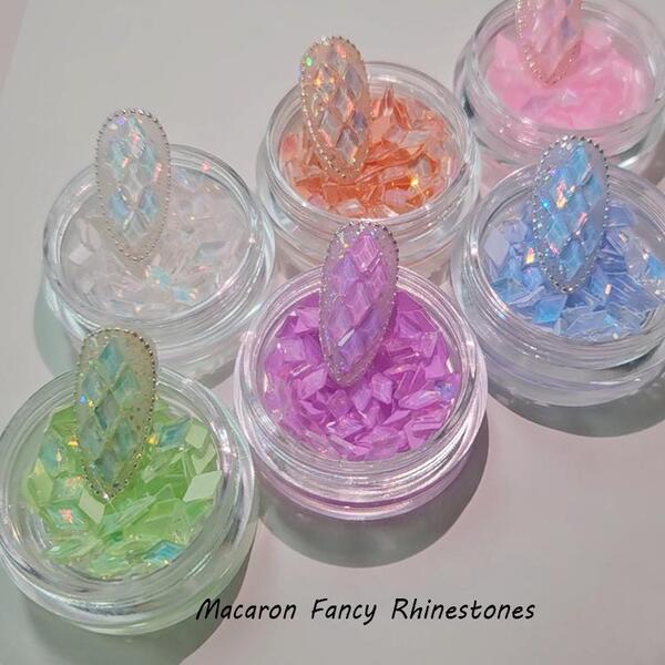 Bonniebee - Macaron Fancy Flatback Rhinestones (mini rhombus)