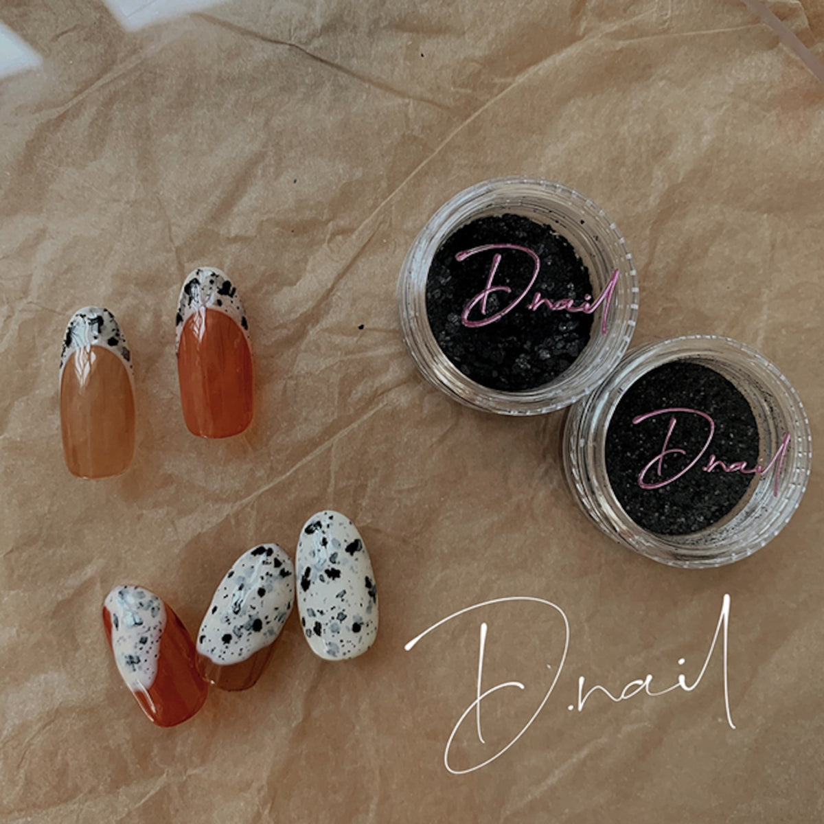 D.nail - Dalmatian Hologram Black