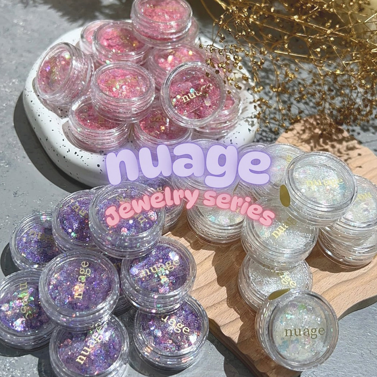 Nuage - Jewelry Series & Ether Series (Nail Glitters)
