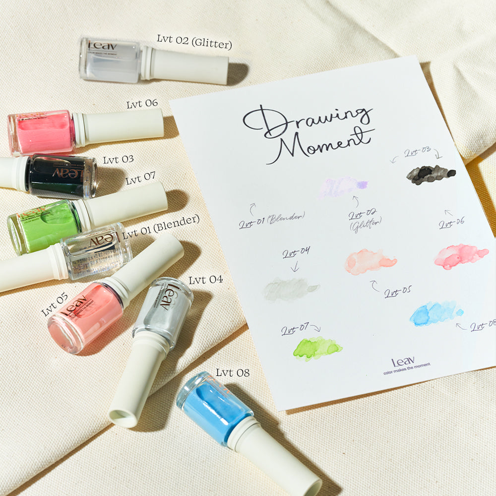 Leav Drawing Moment Collection LVT 02 Aurora Glitter