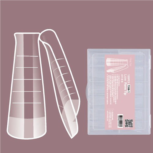 Viewgel - Full Cover Transparent Extension Low Foam Tip (T358-1)