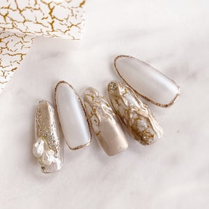 Atelier Novel - F633 White Crack Foil