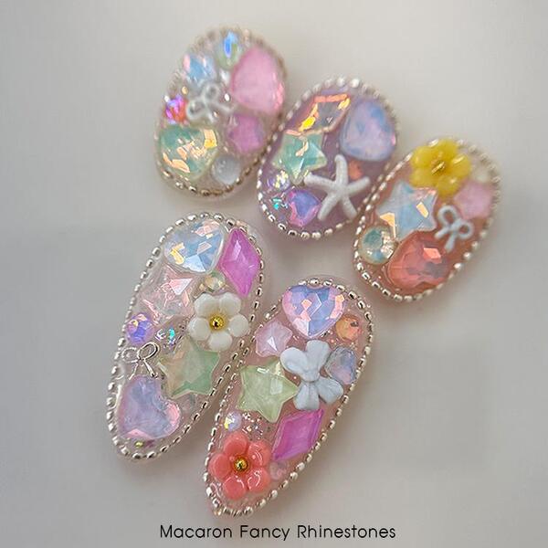 Bonniebee - Macaron Fancy Flatback Rhinestones (star)