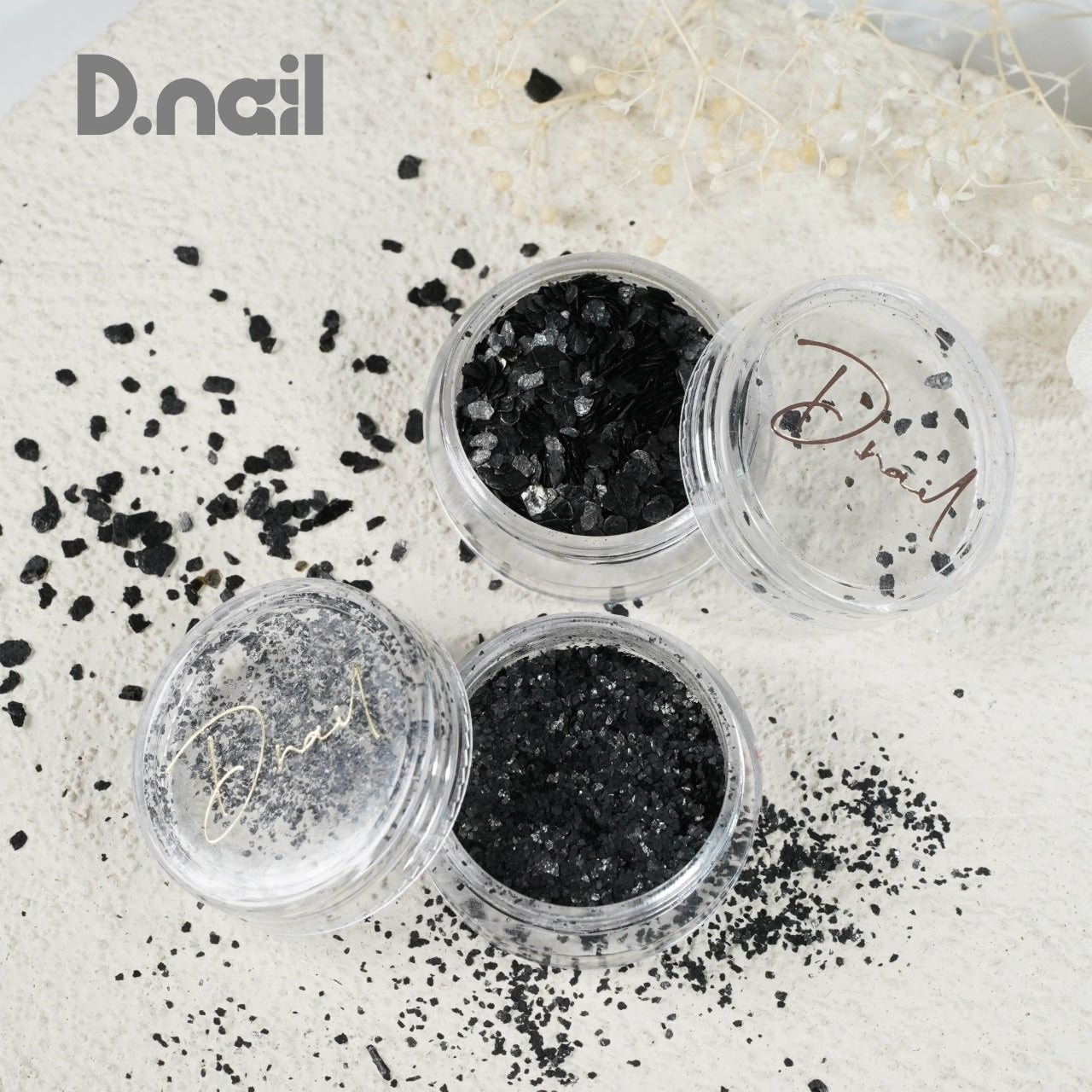 D.nail - Dalmatian Hologram Black