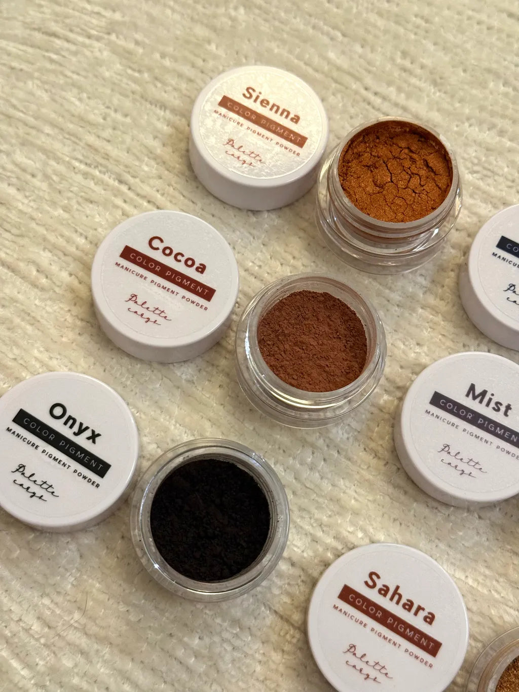 Palette Carys Mineral Pigment Powder II Set (6 Piece) + 2 Free Exclusive Tutorials