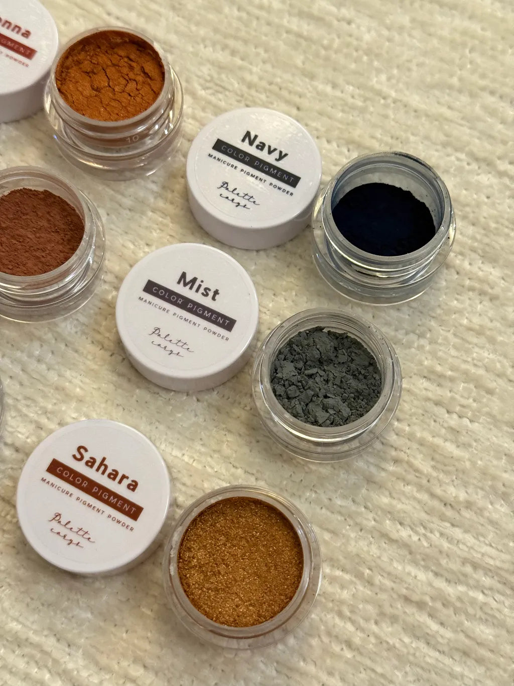 Palette Carys Mineral Pigment Powder II Set (6 Piece) + 2 Free Exclusive Tutorials