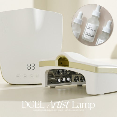 DGEL Artist Lamp セラム・変換器・説明書つき DGEL - Artist Lamp + Adapter and Gifts (Pure Serum & Tone Up Cream)