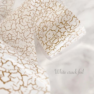 Atelier Novel - F633 White Crack Foil