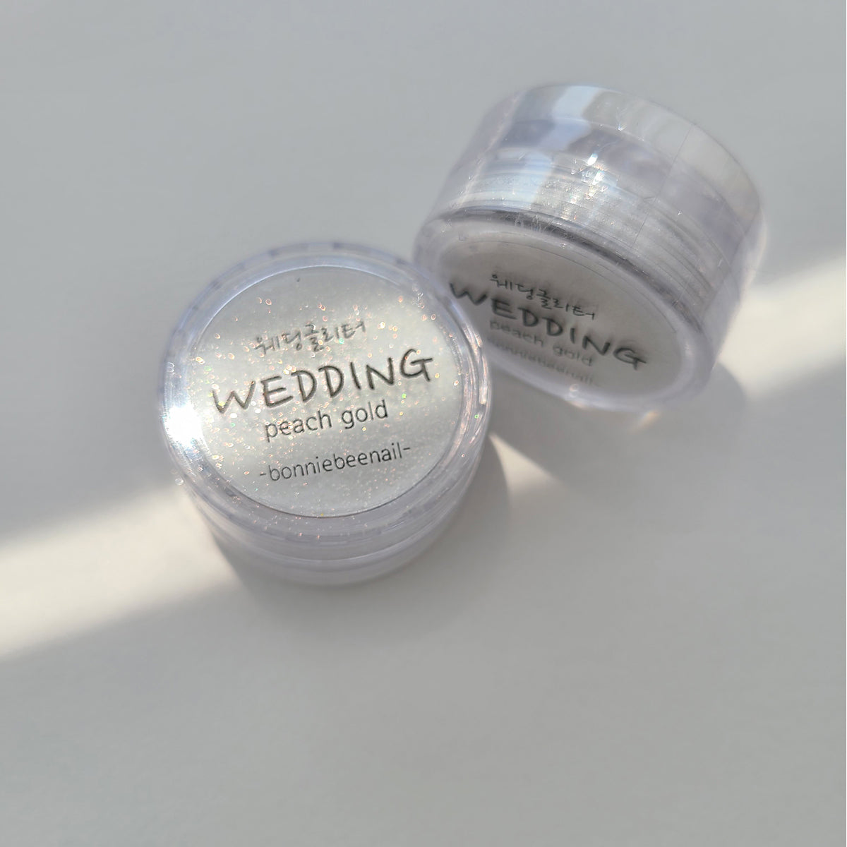 Bonniebee Wedding Glitter Peach Gold