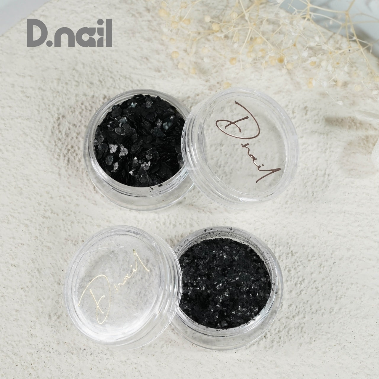 D.nail - Dalmatian Hologram Black