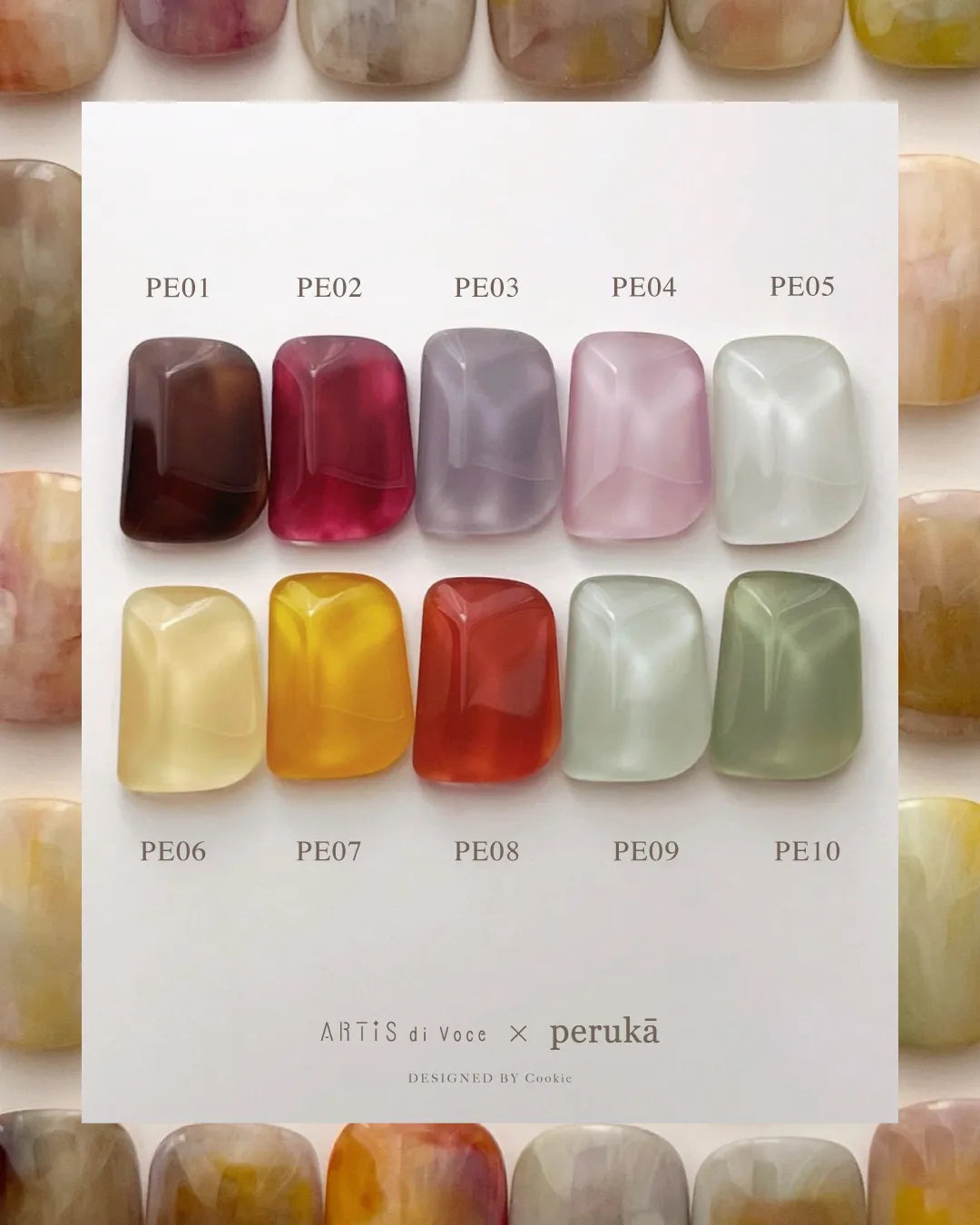 ARTiS di Voce x Perukā - Éclore Blooming Collection (PE01-PE10)