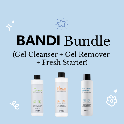 [Bundle] BANDI - (Gel Cleanser + Gel Remover + Fresh Starter) 500ml