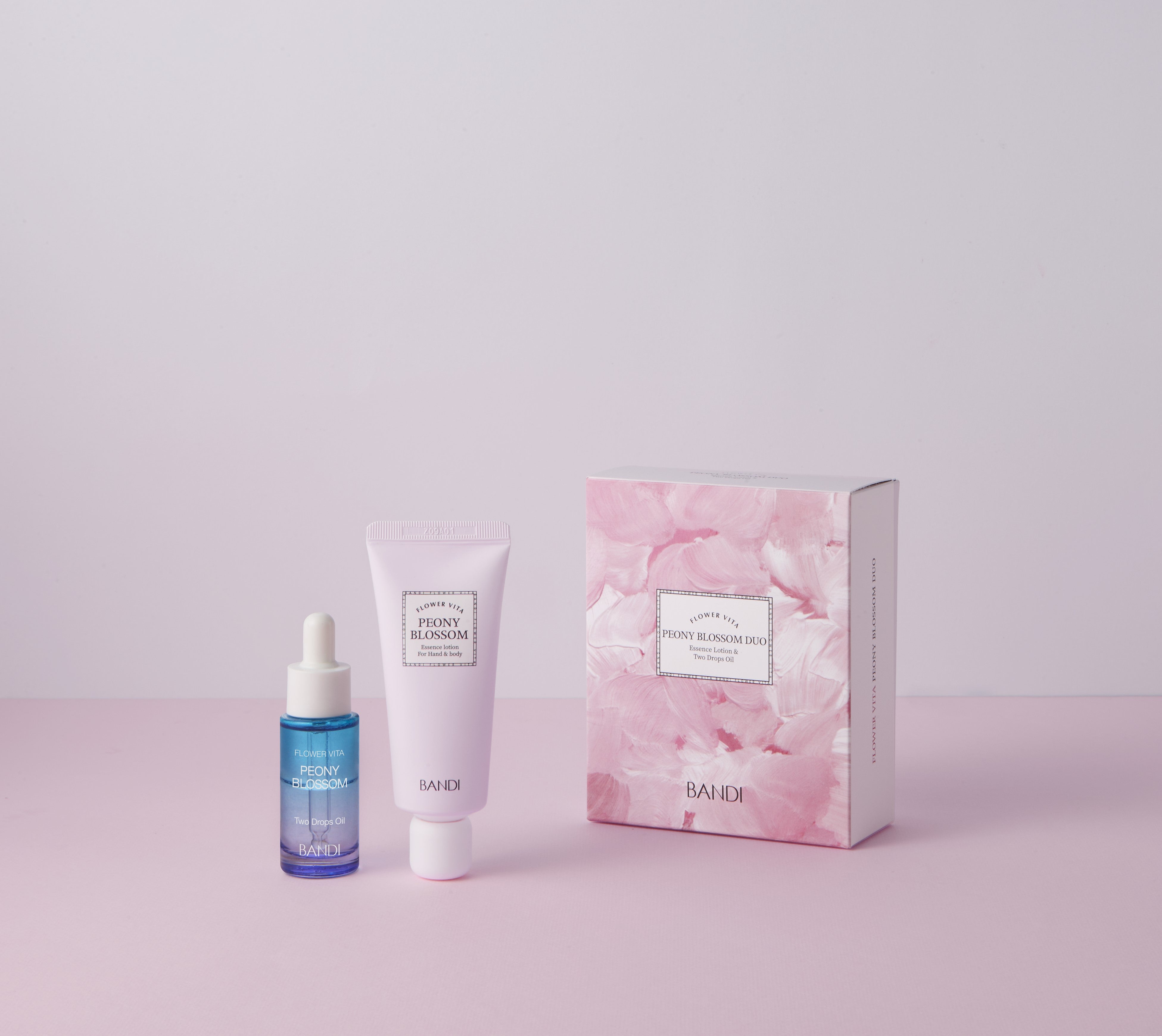 BANDI - Peony Blossom Duo Essence Lotion + Two Drops Oil