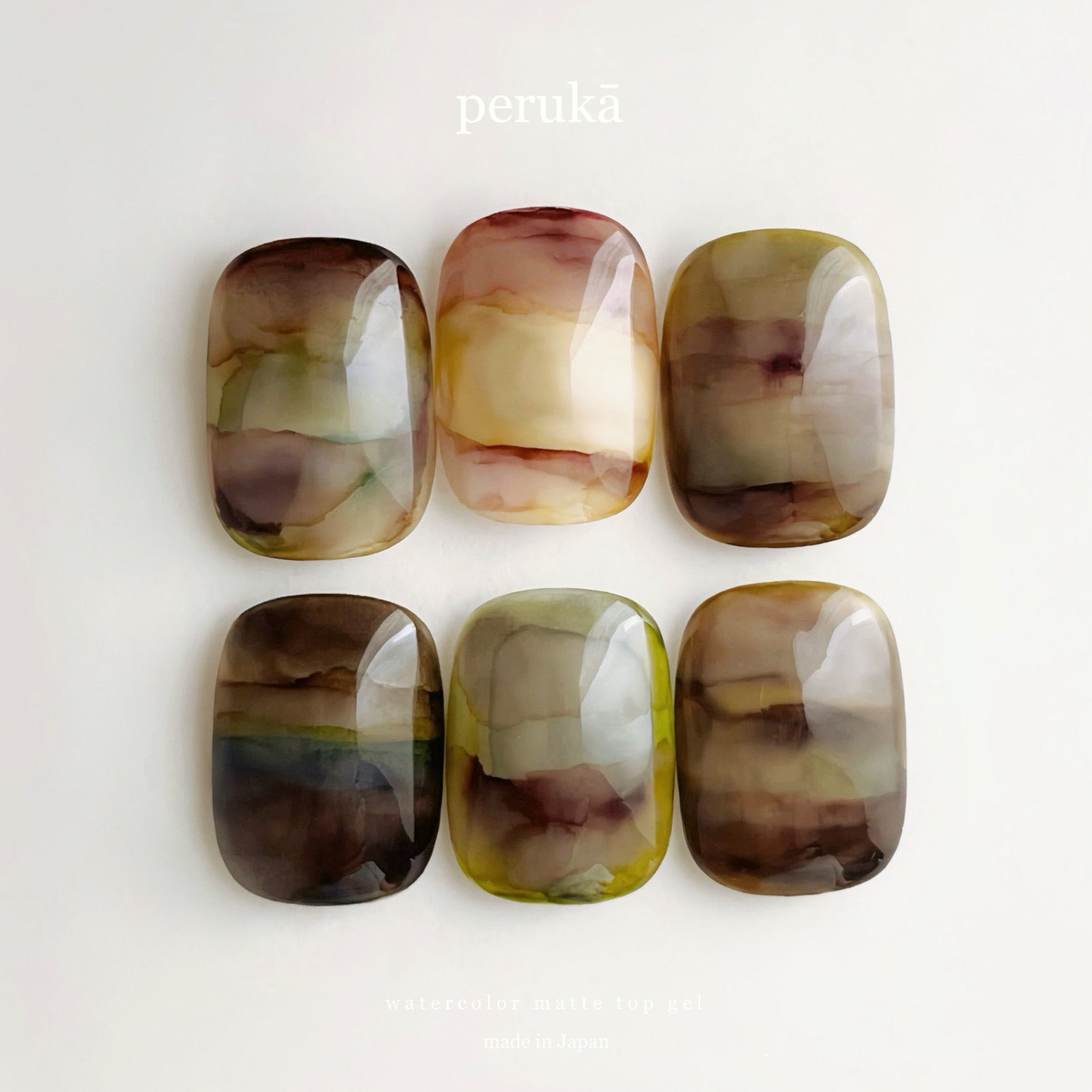PRE-ORDER perukā - Non Wipe Watercolor Matte Top Gel (8g)