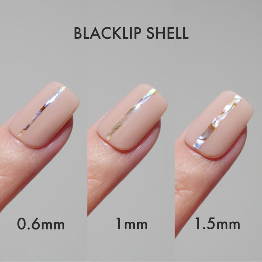 Ungu Nails - Blacklip Shell Strip