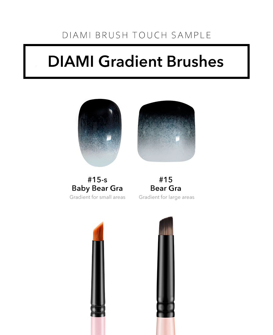 DIAMI no.15-s Bear Gradient Small Brush