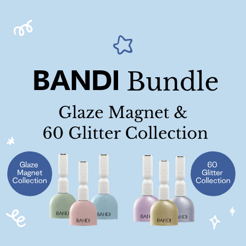 [Bundle] BANDI - Glaze Magnet and 60 Glitter Collection