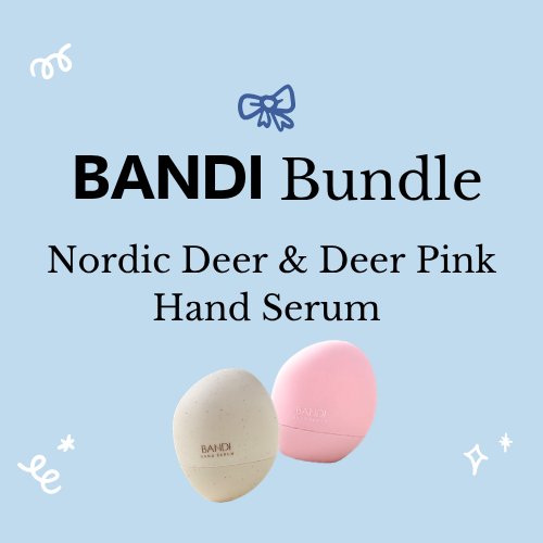 [Bundle] BANDI - Nordic Deer Hand Serum + Nordic Deer Pink Hand Serum