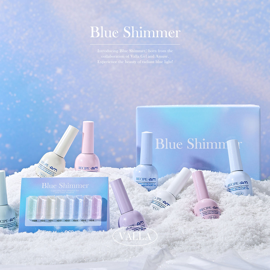 VALLA x AM - Blue Shimmer Collection