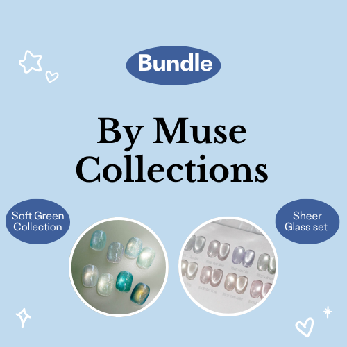 [Bundle] By Muse - Soft Green + Sheer Glass Set