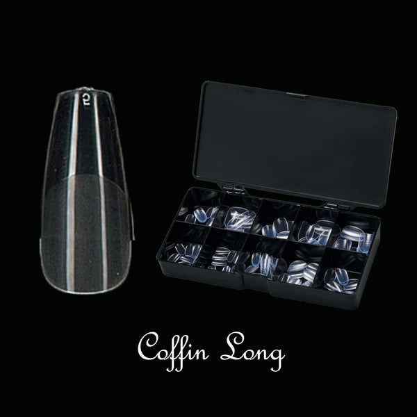 Kokoist Gelip Coffin Long Nail Tips (300 pc)