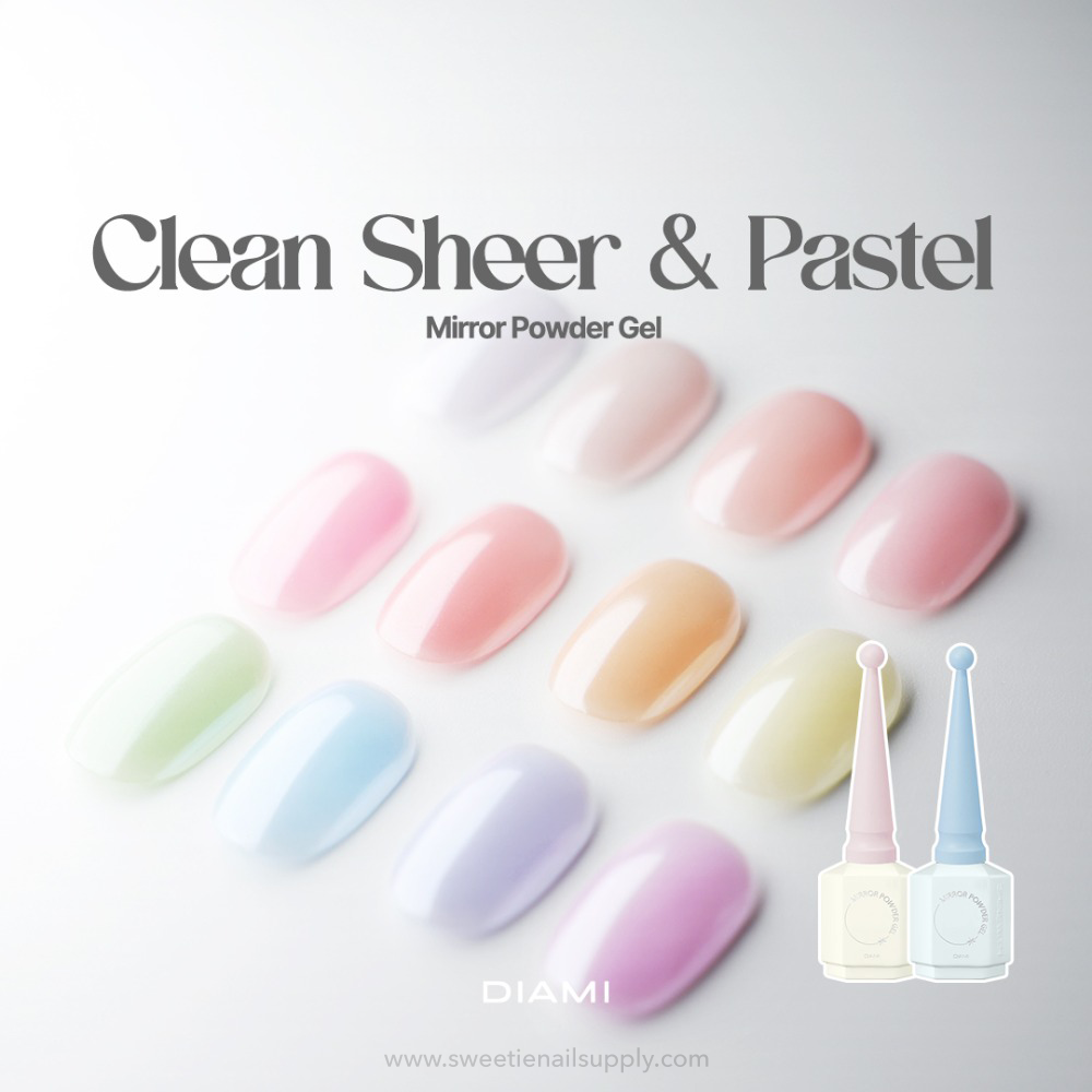 DIAMI - Mirror Powder Gel (Clean Sheer & Pastel)