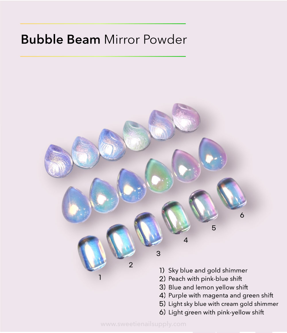 CREAR - Bubble Beam Mirror Powder (6 types)