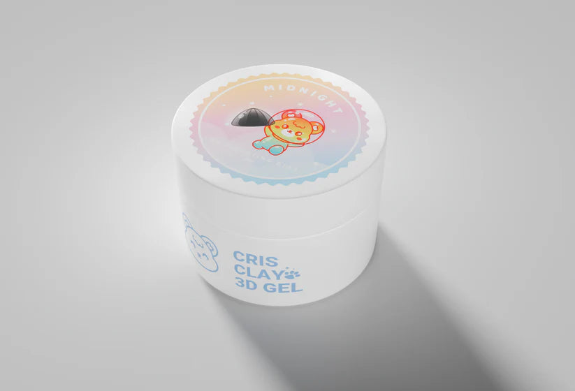 Cris Clay - Korean Jelly Midnight Black 3D Gel (15g)