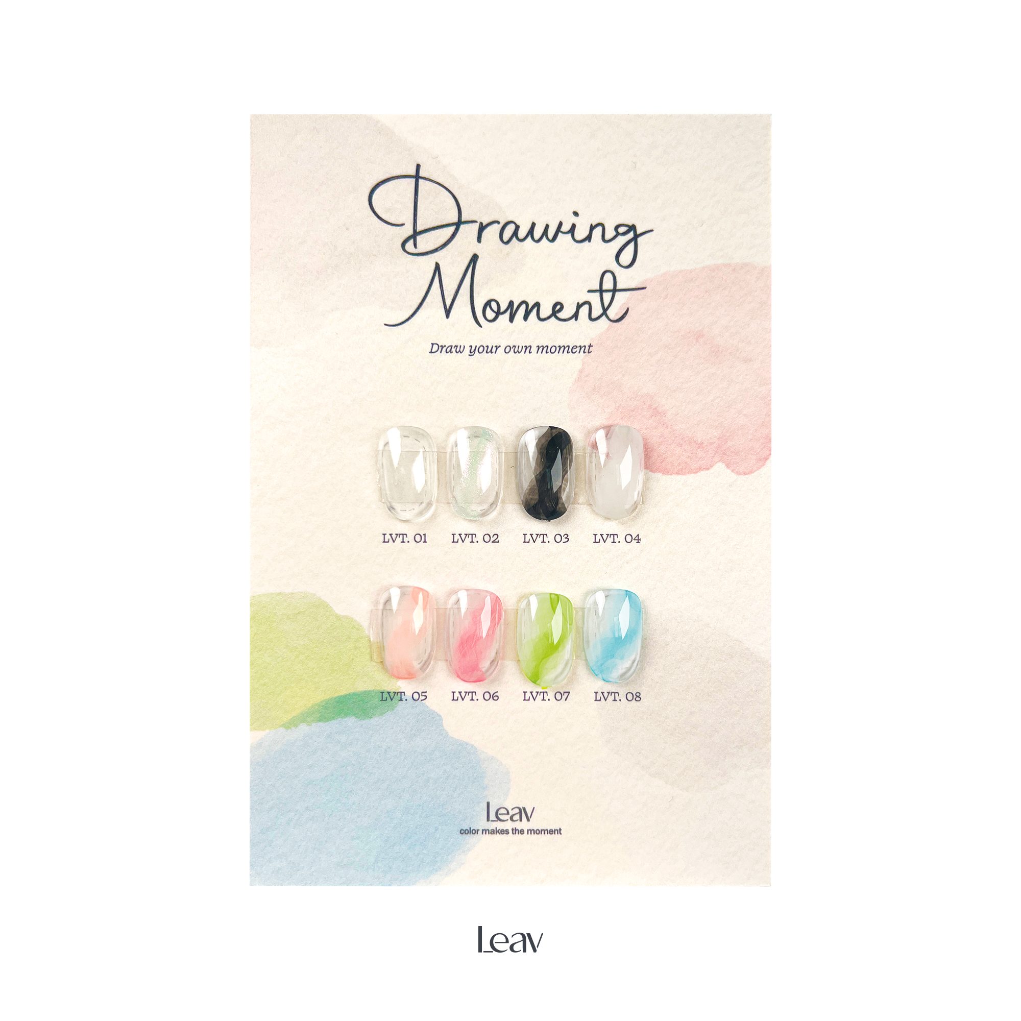 Leav Drawing Moment Collection LVT 02 Aurora Glitter