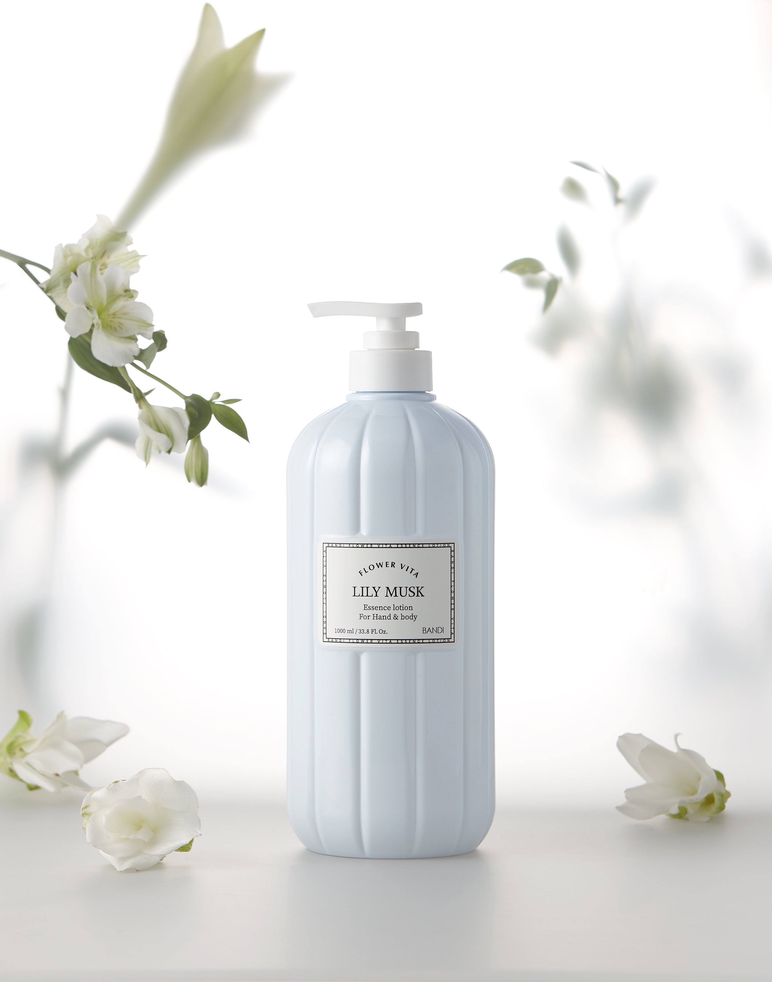 BANDI - Essence Lotion 1000mL (Lime Forest, Baby Cotton, Lily Musk, Peony Blossom, Greenery Fig, Mossy Wood)